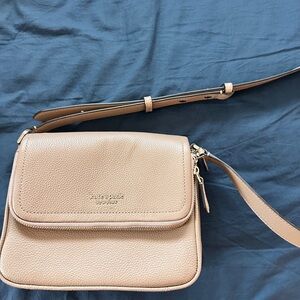 Kate Spade Beige Leather Crossbody Bag